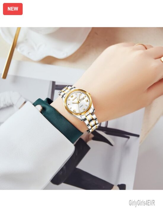 Stainless Steel Women\'s Watch with Quartz Movement, Water Resistant, Analog main image 4
